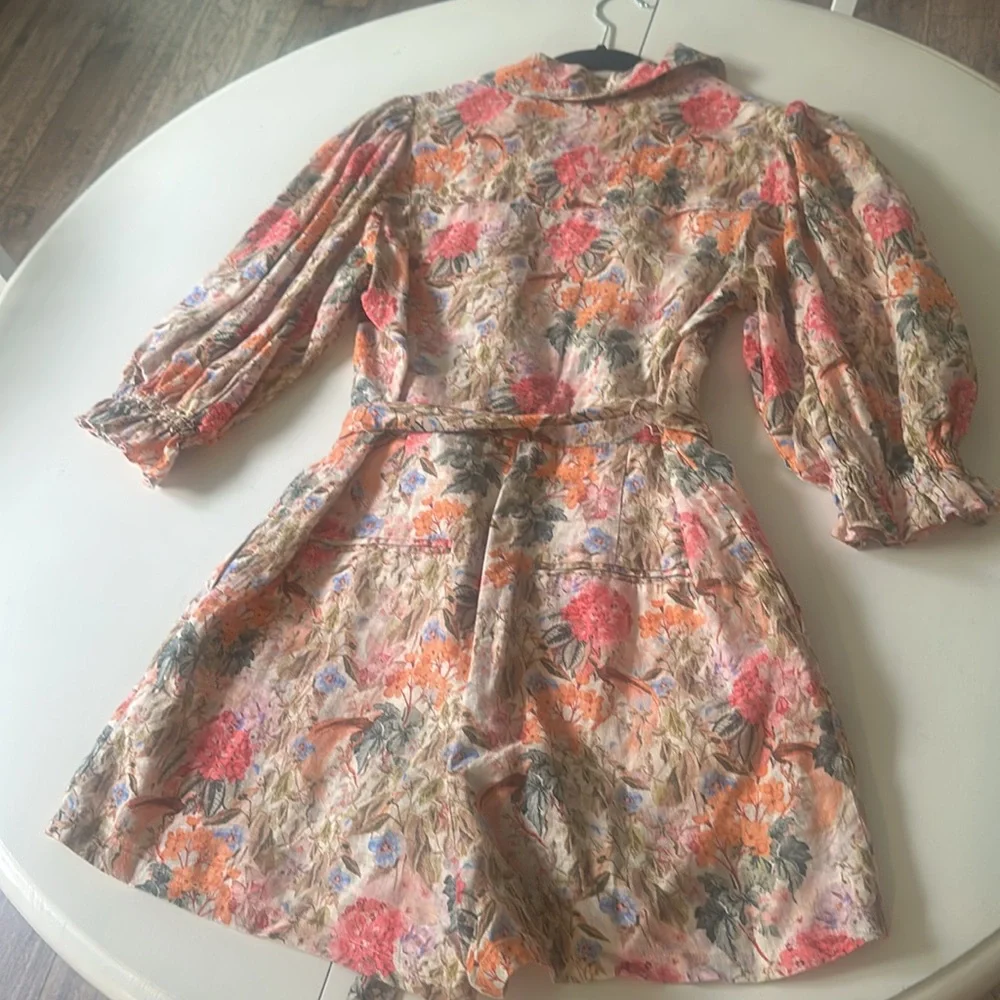& Other Stories Floral Romper Size 6 GREAT CONDITION - Picture 4 of 5